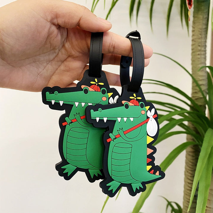 Fun Crocodile Luggage Tag Bowlift