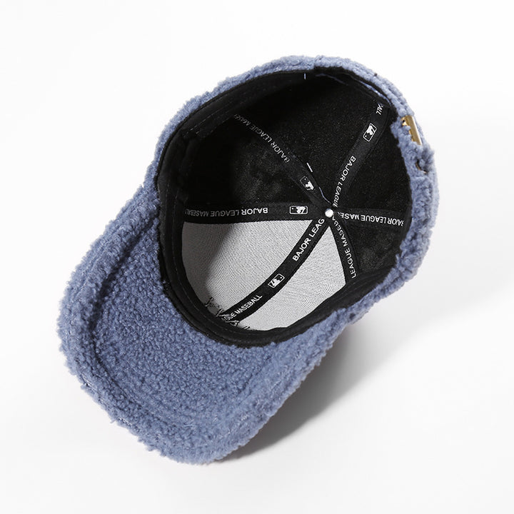Women's Fluffy Sherpa Baseball Cap Bowlift