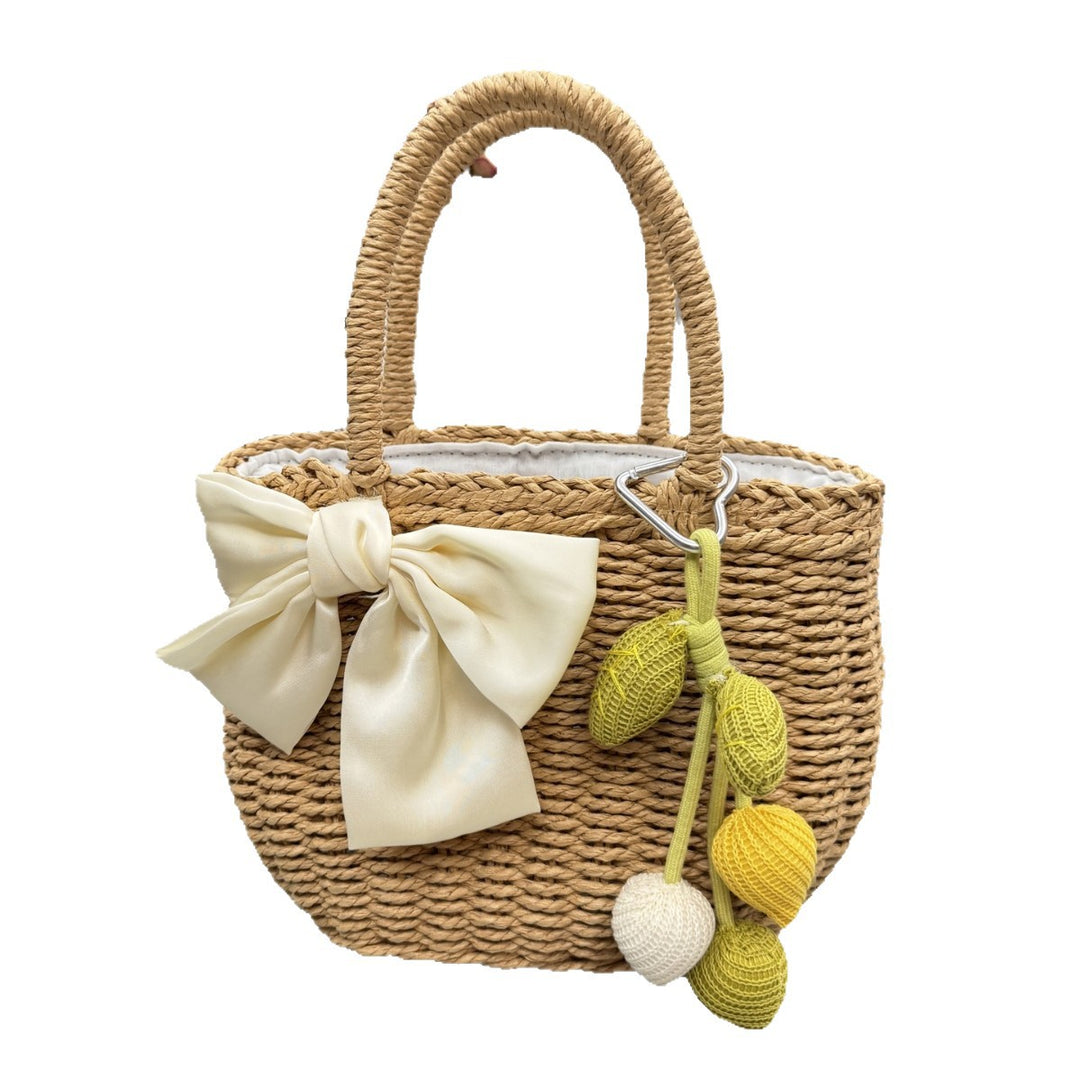 Playful Rattan Handbag Bowlift