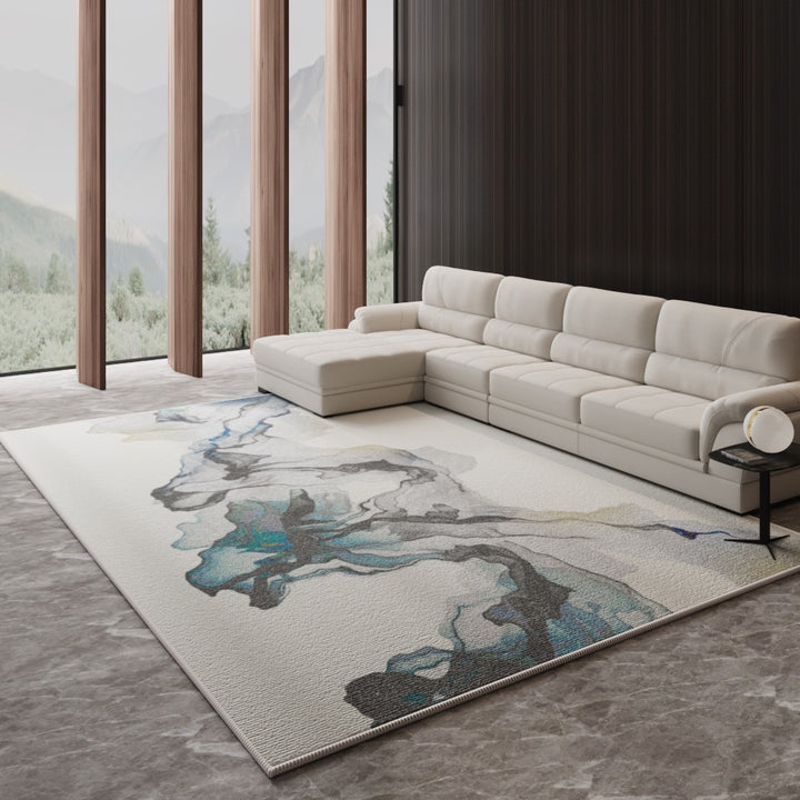 Contemporary Geometric Design Bowlift Rug