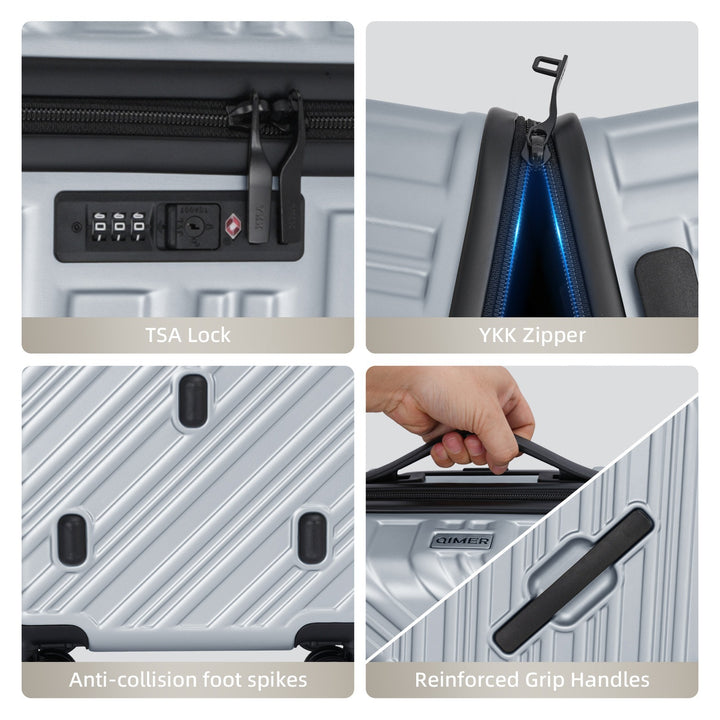Lightweight Spinner Suitcase Bowlift