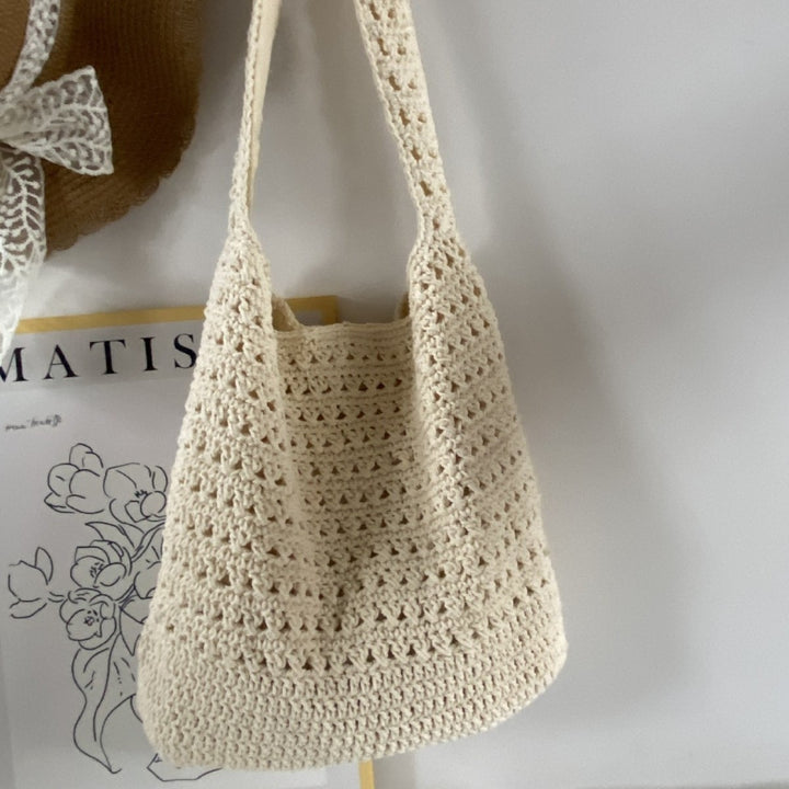 Hand-knotted leisure shoulder bag Bowlift
