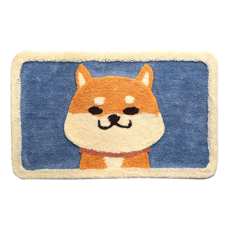 Plush Bunny-Themed Bath Mat Bowlift