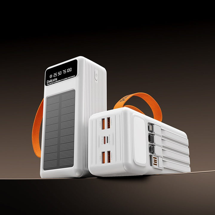 Portable solar power bank with intelligent charging technology and digital display Bowlift