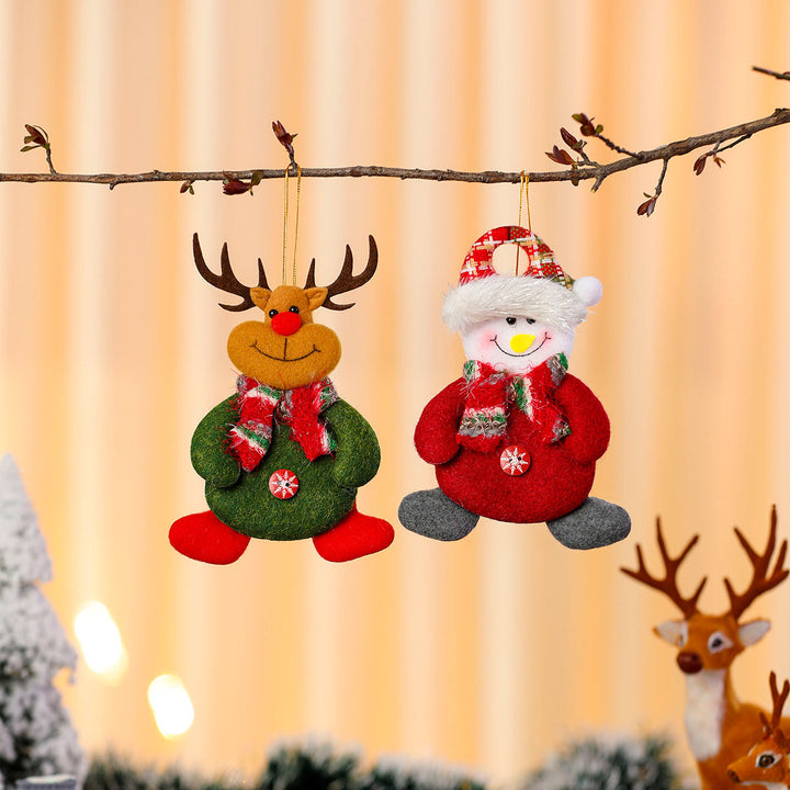 Decorative Plush Snowman Ornament Bowlift