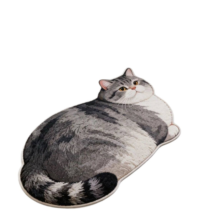Cat Design Bath Mat Bowlift
