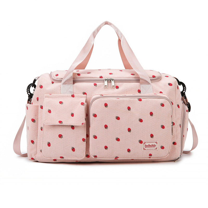 Sporty Travel Bag With Multifunctional Pockets Bowlift