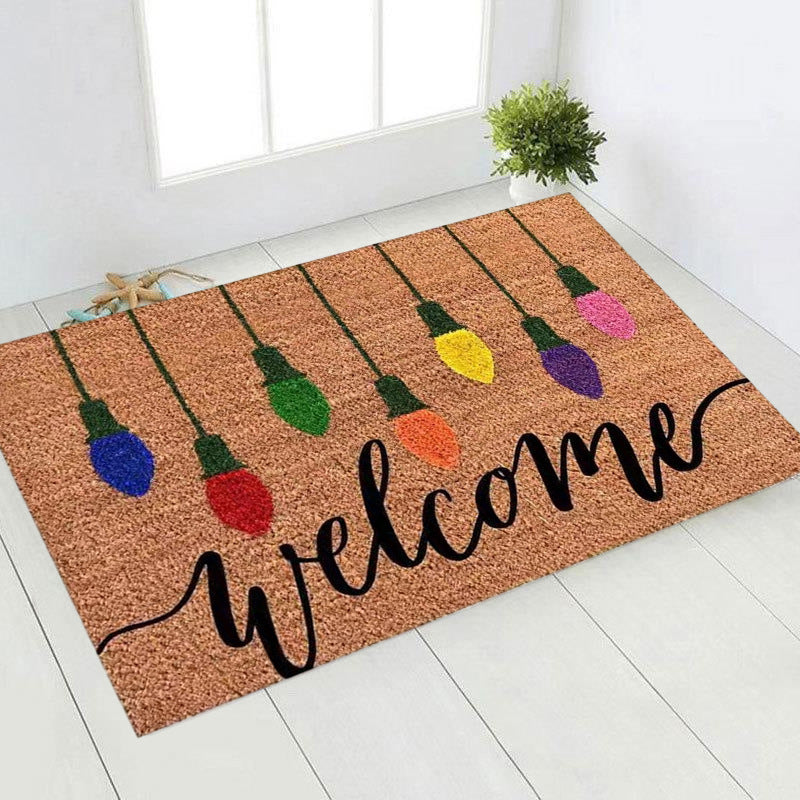 Holiday-Themed Welcome Mat Bowlift