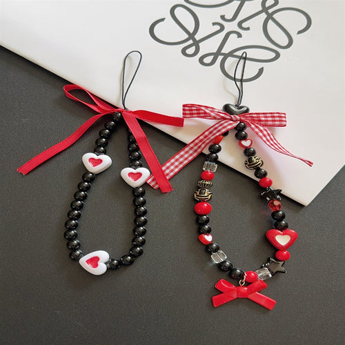 Heart-Themed Beaded Accessory Bowlift