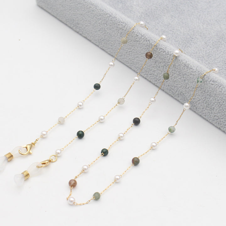 Elegant Multi-Color Eyewear Chain Bowlift