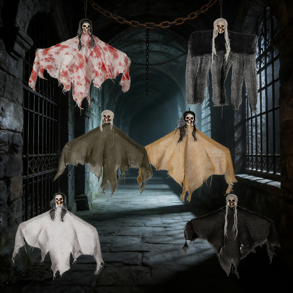 Creepy Hanging Ghost Decoration Bowlift