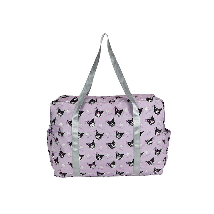 Playful Patterned Overnight Tote Bag Bowlift