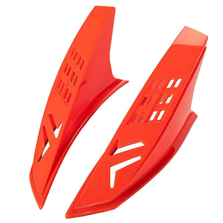 Aerodynamic Motorcycle Helmet Side Panels Bowlift