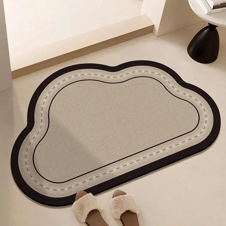 Floral-Printed Bath Runner Bowlift