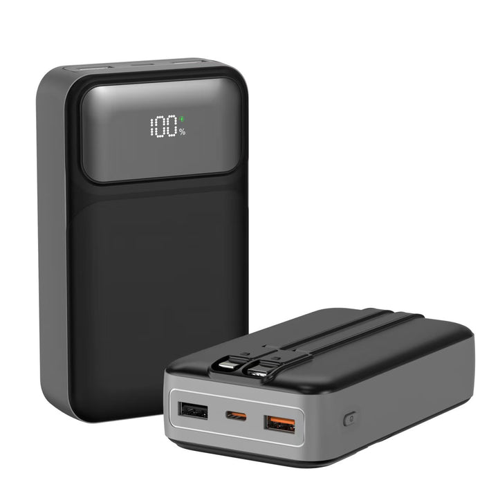 Power bank with intelligent fast charging function and digital display Bowlift