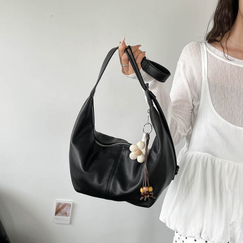Leather Hobo Bag Bowlift