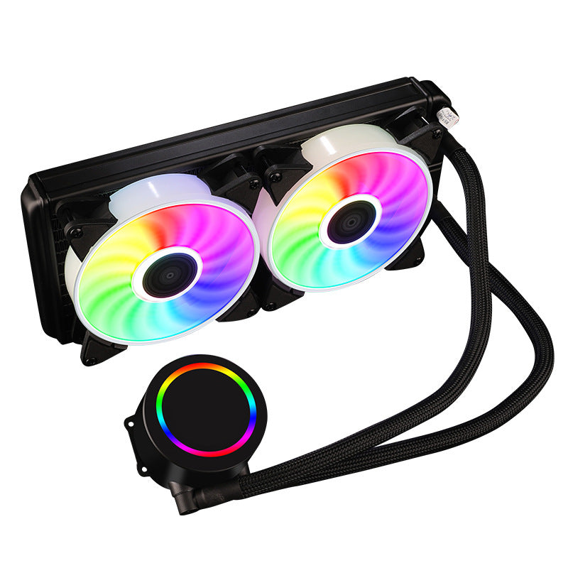RGB Liquid CPU Cooler with Dual Fan Technology Bowlift