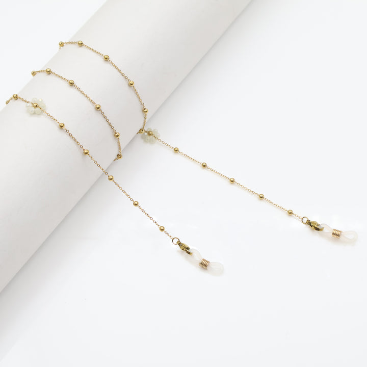 Floral Bead Eyewear Chain Bowlift