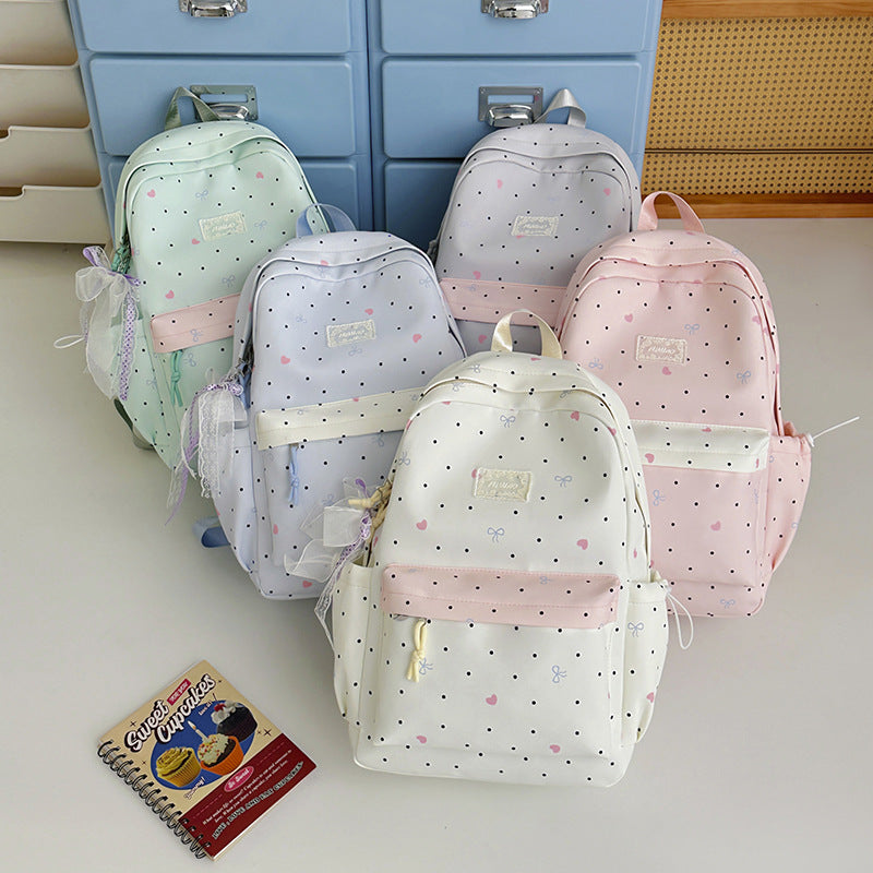 Cute Character-Printed Backpack Bowlift