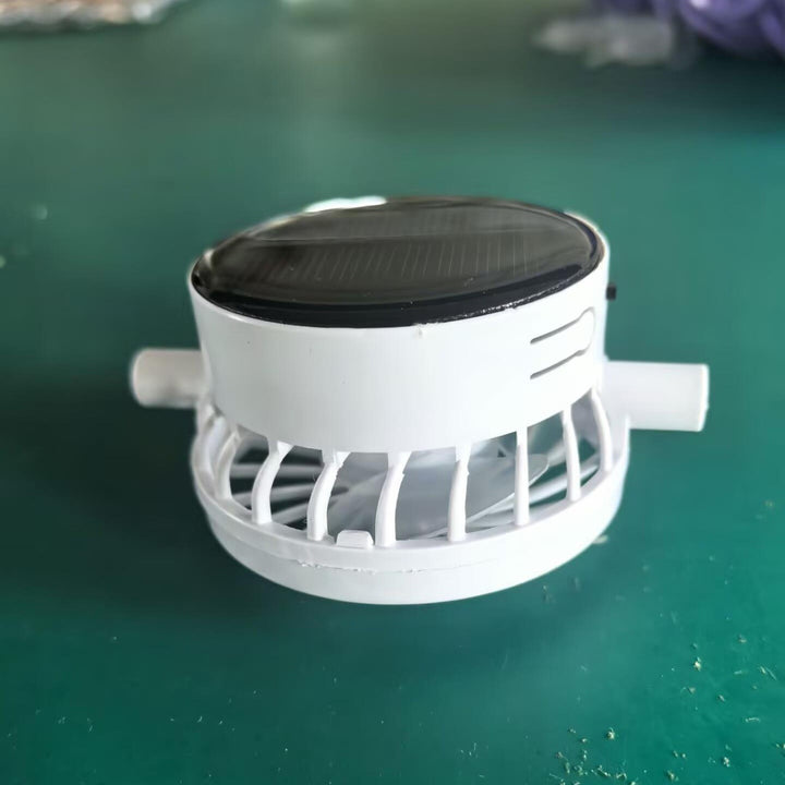 Sun Cap with removable solar fan, breathable mesh and adjustable umbrella Bowlift