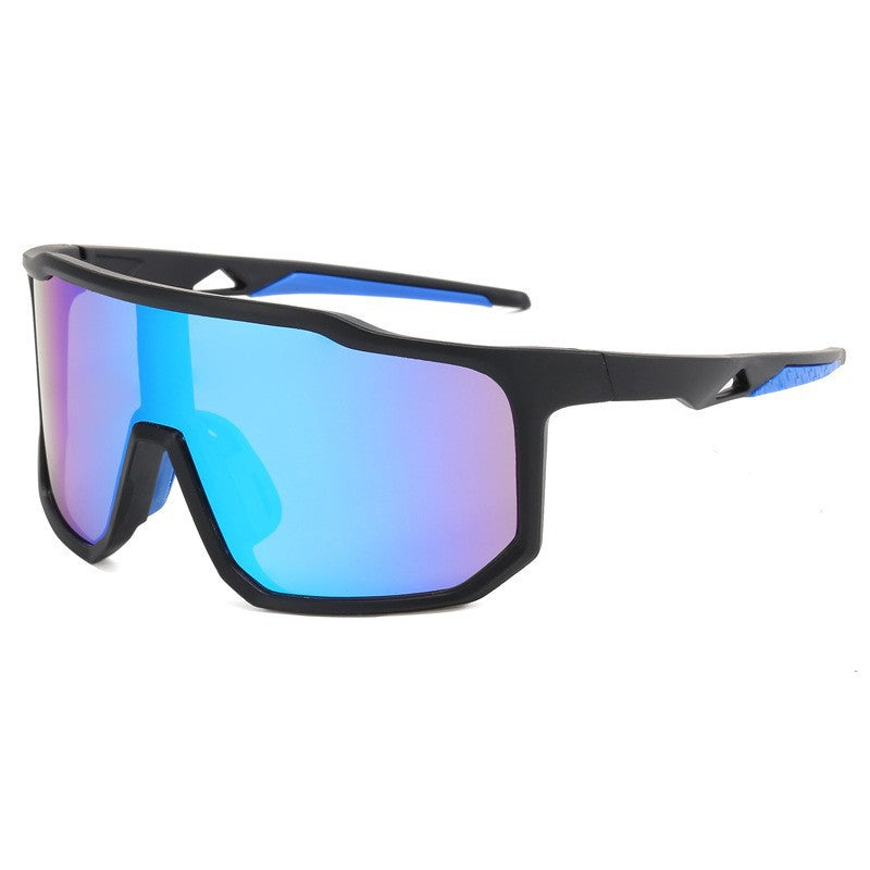 Ladies sporty racing sunglasses with wide field of view and modern mirrored lenses Bowlift