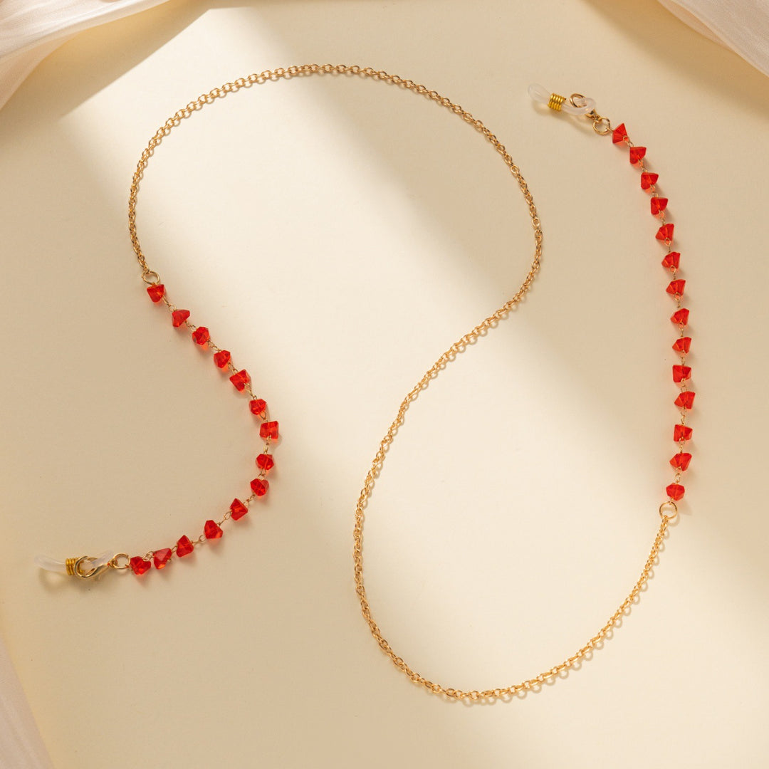Decorative Crystal Eyewear Chain Bowlift