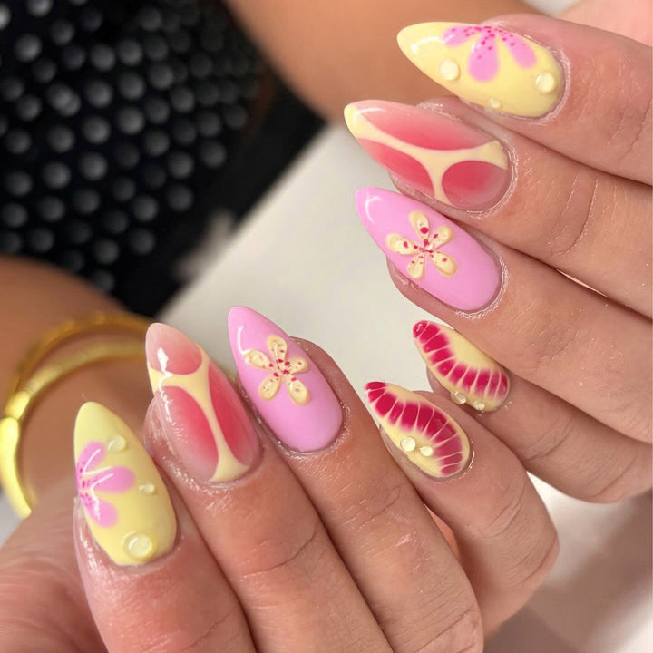 Floral Garden Press-On Nail Set