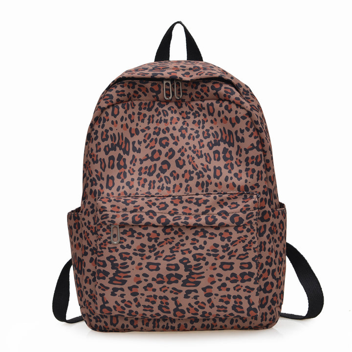 Stylish Backpack in Leopard Print Bowlift