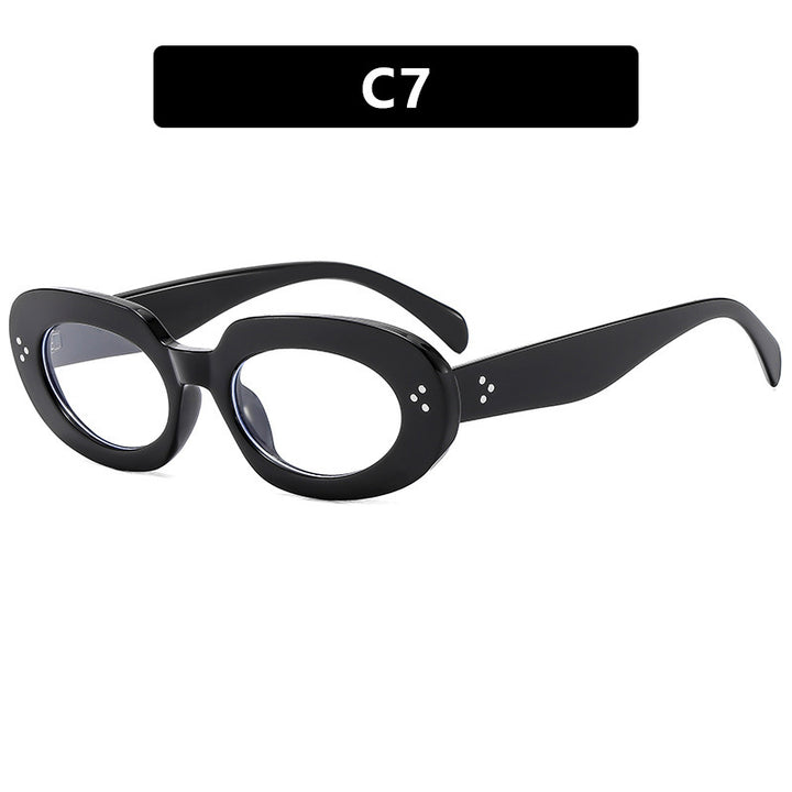 Ladies fashionable sunglasses with unique oval frame and protective lenses Bowlift