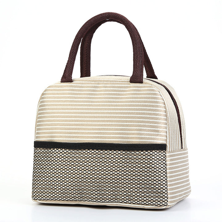 Insulated Striped Lunch Bag Bowlift