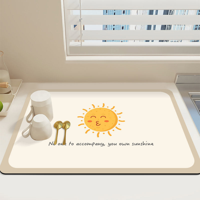 Decorative Kitchen Counter Protector Mat Bowlift