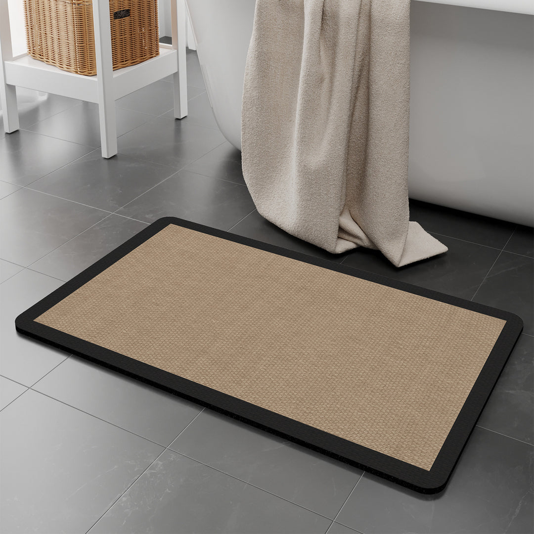 Modern Textured Bath Mat Bowlift