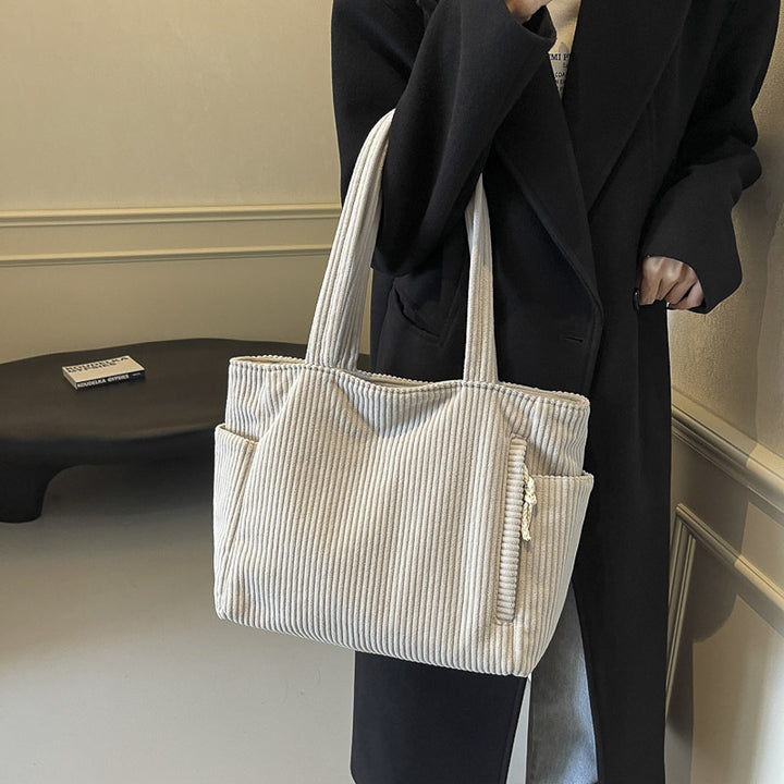 Durable Textured Everyday Tote Bag Bowlift
