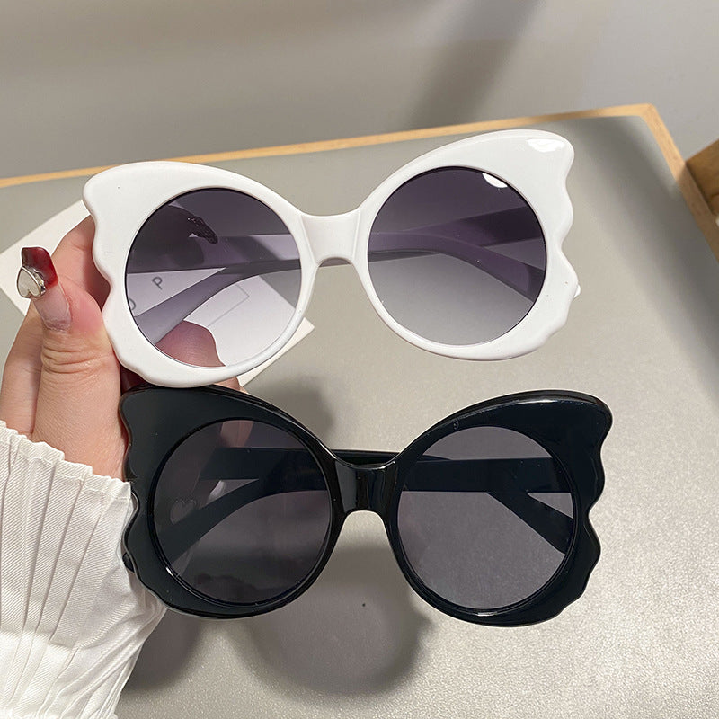 Women's Cat-Eye Sunglasses with Unique Frame Design and UV Protection Bowlift