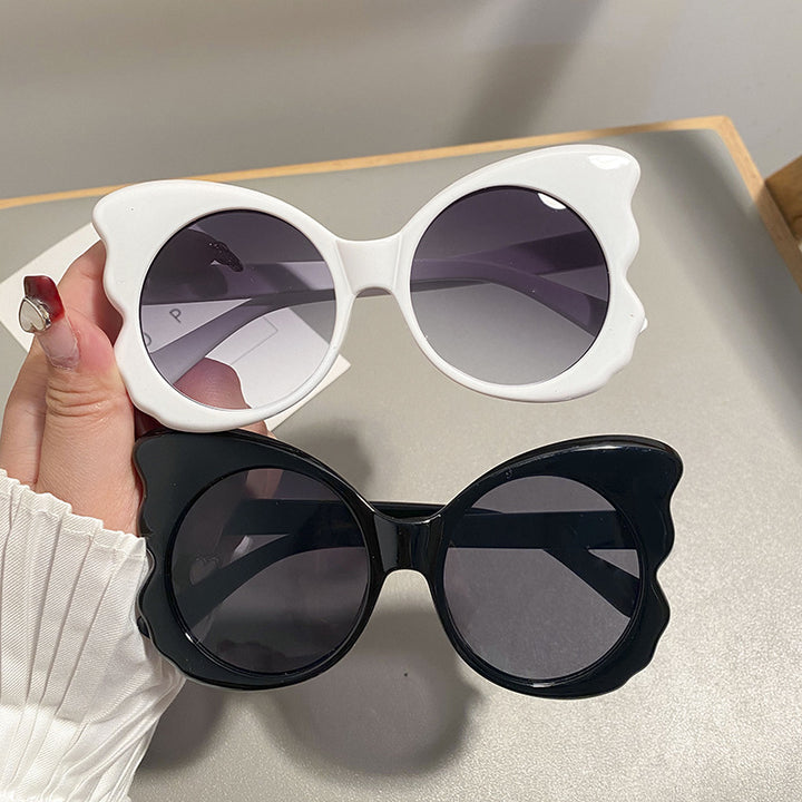 Women's Cat-Eye Sunglasses with Unique Frame Design and UV Protection Bowlift