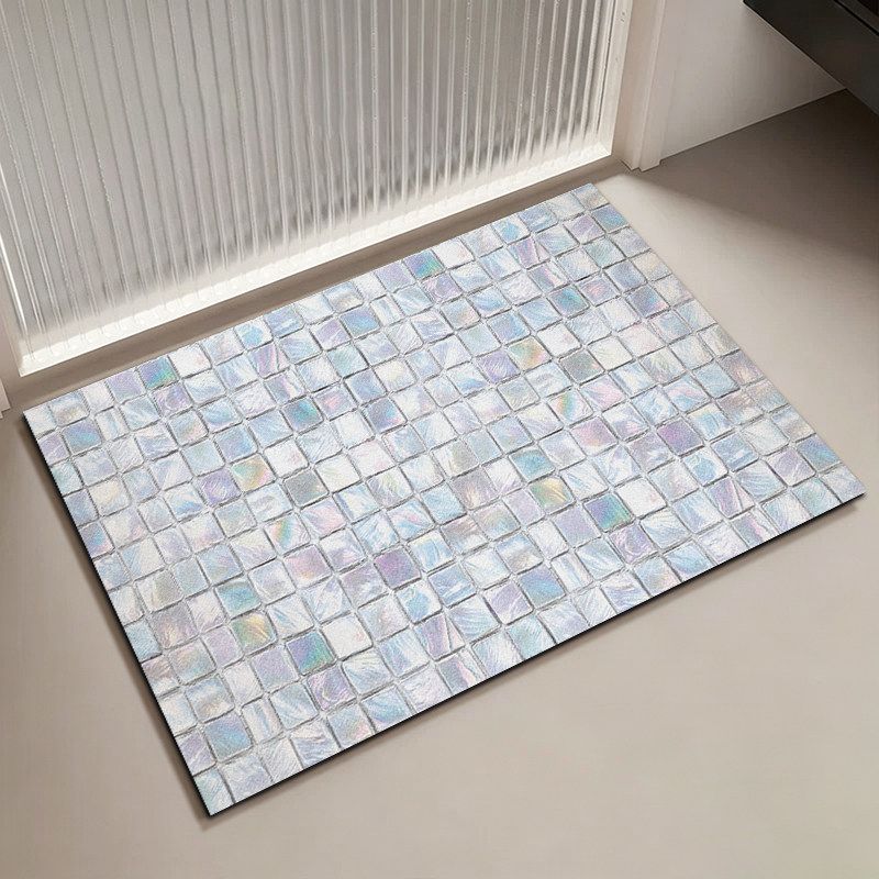 Mosaic Pattern Bath Mat Bowlift