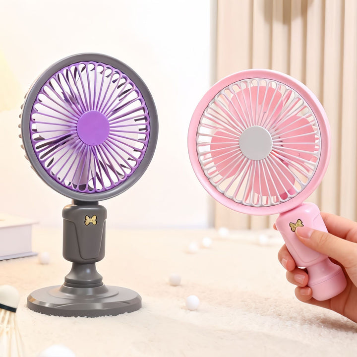 Portable USB Desk Fan with Flexible Tilt Mechanism Bowlift