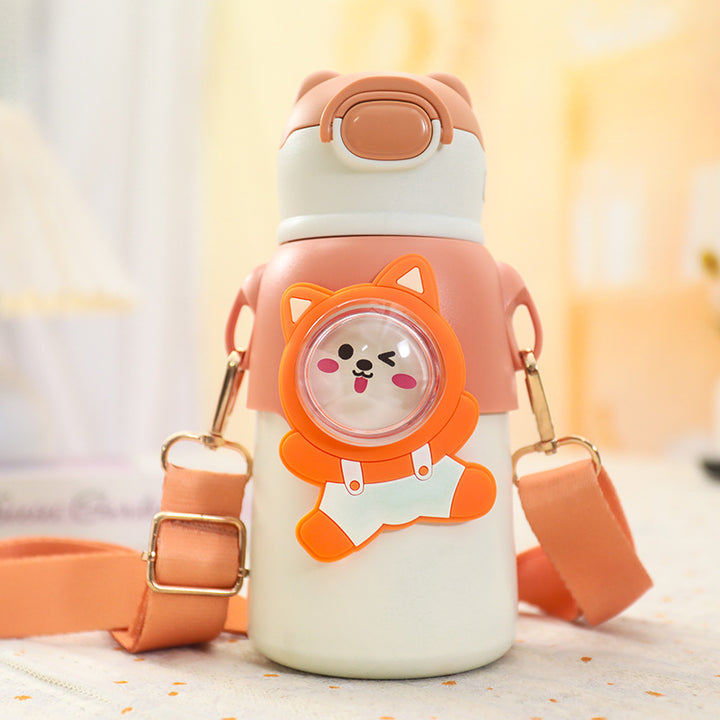 Insulated drinking bottle with cute animal design Bowlift