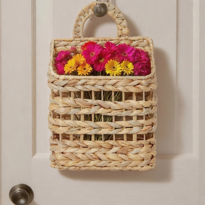 Decorative Woven Wall Flower Holder Bowlift