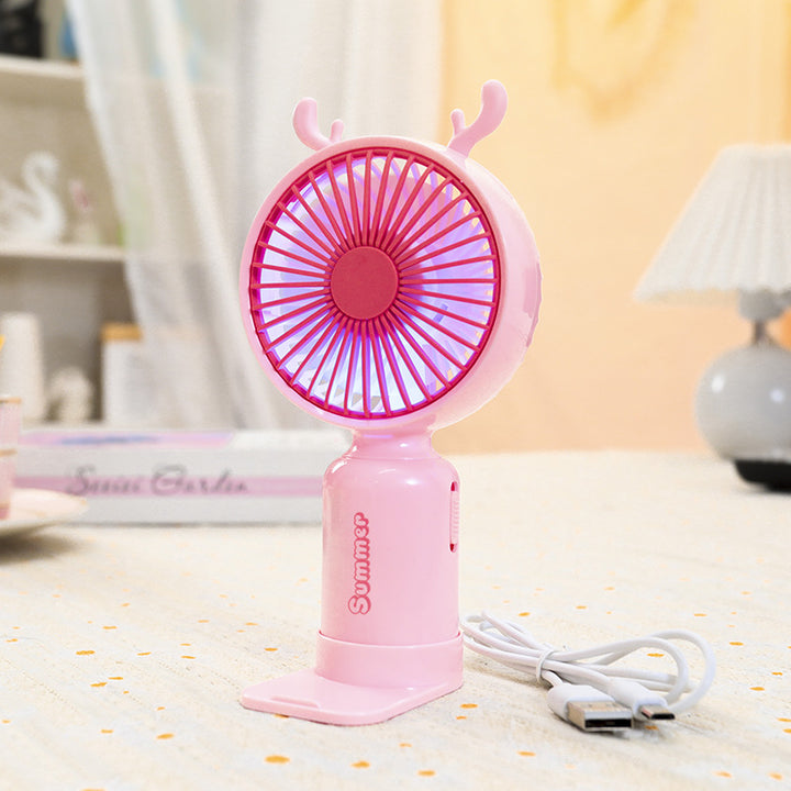 Portable Mini USB Fan with Cute Antennas Bowlift