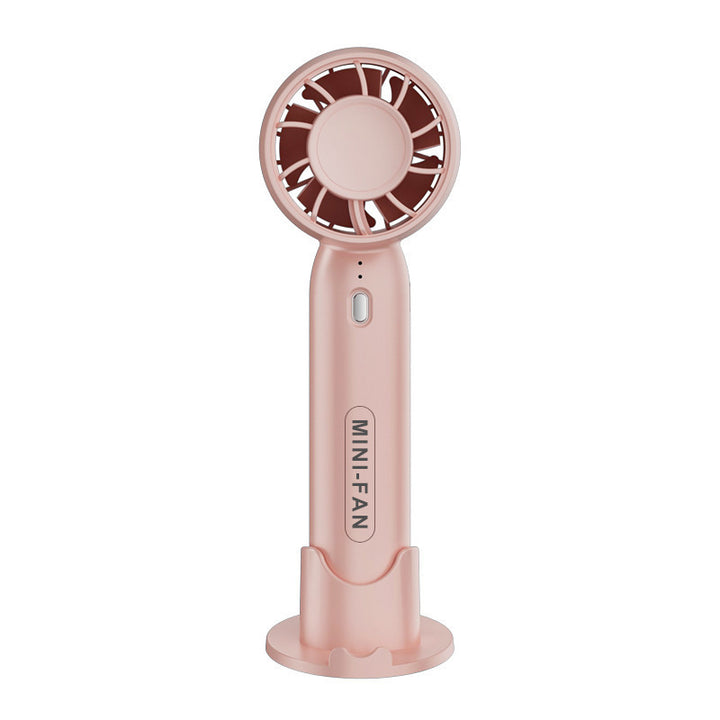 Women's portable USB hand fan with rechargeable battery Bowlift