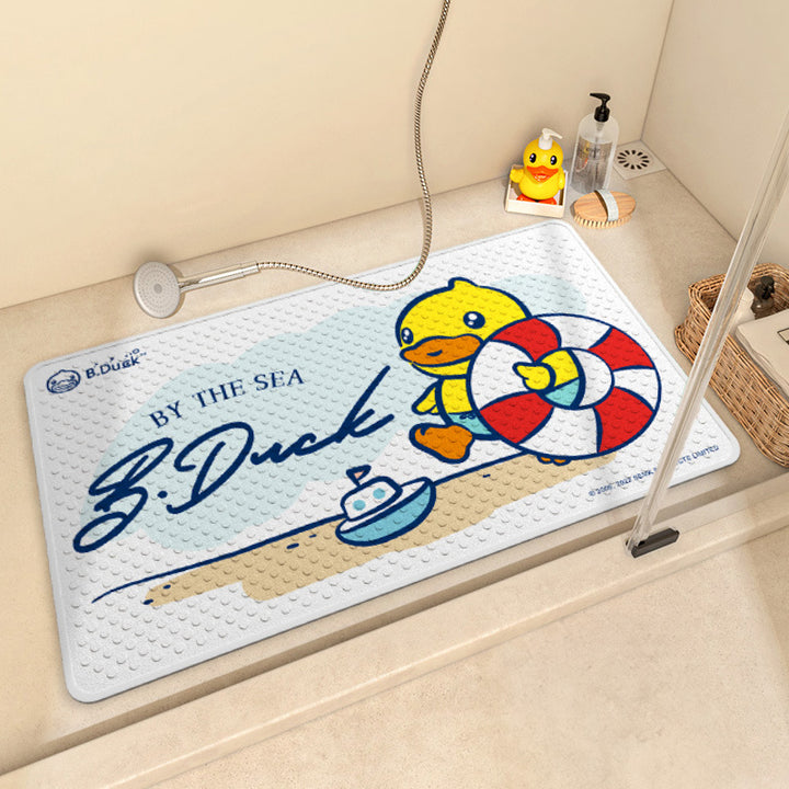 Playful Cartoon Shower Mat Bowlift