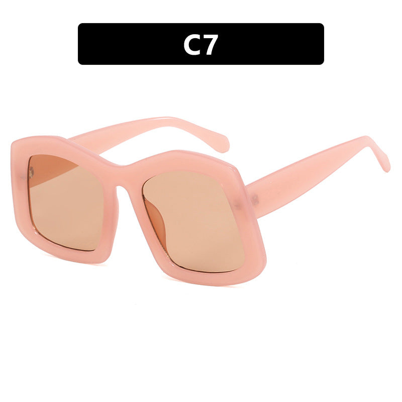 Women's large sunglasses with fashionable design and UV protection Bowlift