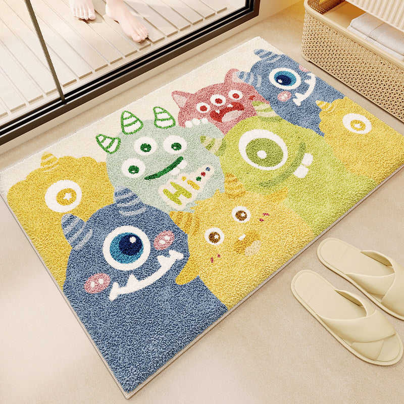 Fun Monster-Themed Bathroom Mat Bowlift