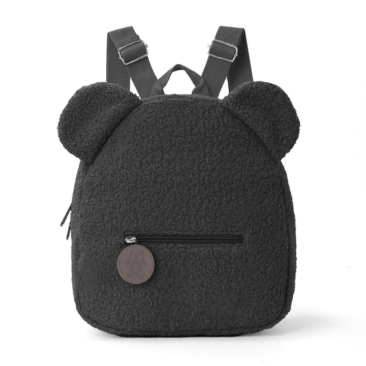 Plush Backpack with Animal Ears Bowlift