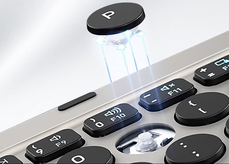 Ultra-Thin Bluetooth Folding Keyboard with Touchpad Bowlift