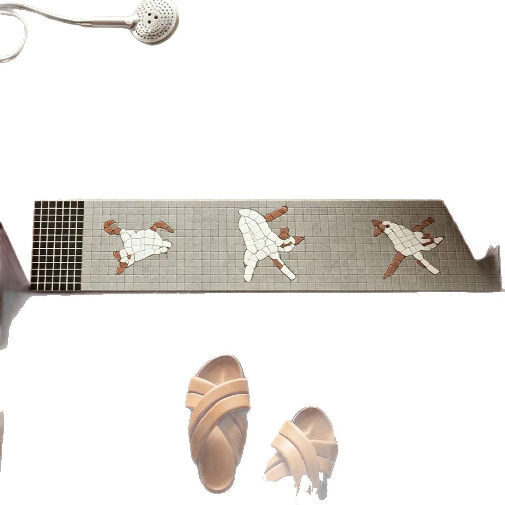 Decorative Mosaic Bathroom Tile Bowlift