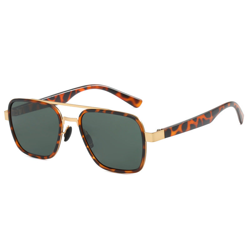 Ladies' fashionable sunglasses with square frame and innovative lenses Bowlift