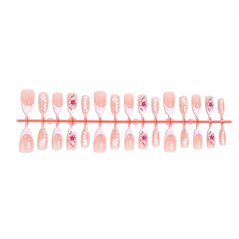 DIY Art Nail Set with Floral Accents Bowlift