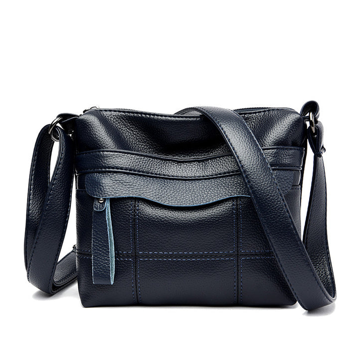 Functional Leather Crossbody Bag Bowlift
